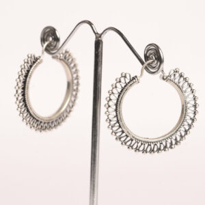 Silver Hoops - Image 3