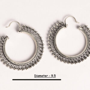 Silver Hoops - Image 1