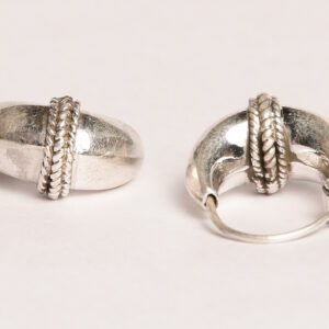 Silver Hoops - Image 3
