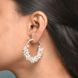 Silver earrings - Image 1